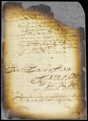 Peremptory order to Hendrick Jansen to deposit certain moneys on pain of execution