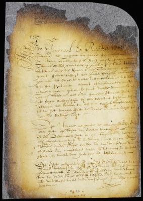 Confirmation of report of Johannes la Montagne and Thomas Willett [Copy of 8:207]