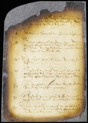 Calendar of the principal resolutions for 1656