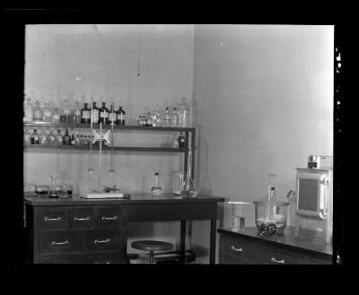 Workstation at the Bayville Bridge experimental shellfish hatchery in Nassau County, N.Y.