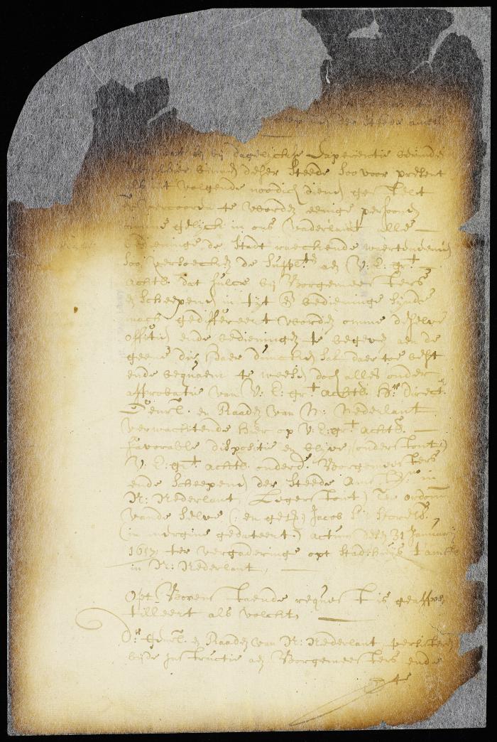 Petition of burgomasters and schepens for the privilege of appointing city officers, with answer refusing