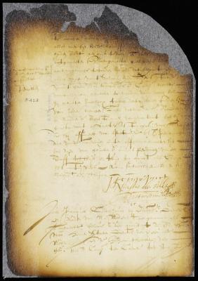 Oath of office of Jacques Corteljou