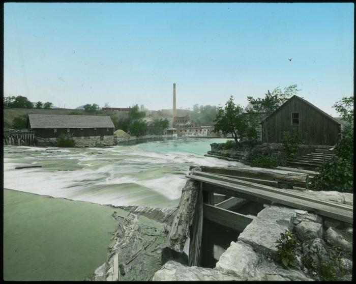 Dam of the Bouquet with Saw Mill, Grist Mill and Paper Mill