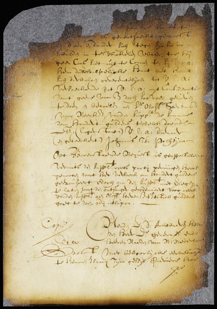 Order to pay rev. Mr. Polhemus 60 guilders