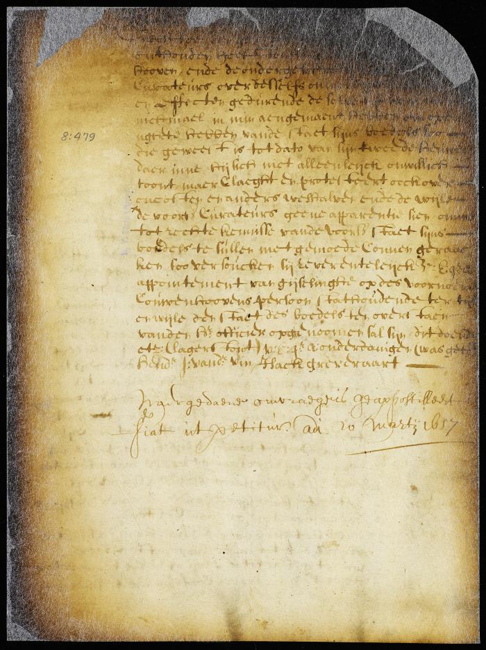 Order for the arrest of Jacob van Couwenhovens until he account for the estate of his late wife