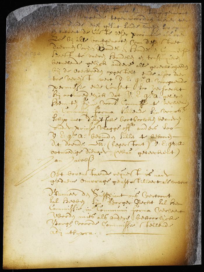 Petition of Jan Jacobsen for a commission to trade along the coast and elsewhere