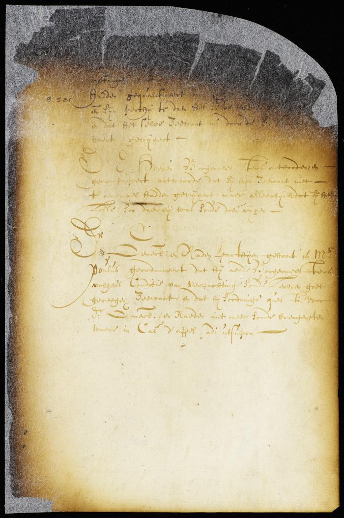 Order to Paulus van der Beecq to deliver good stringed wampum to the burgomasters in payment of the excise rent