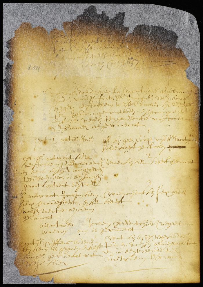 Order for the passage to Holland of Hans Hopman, a discharged soldier