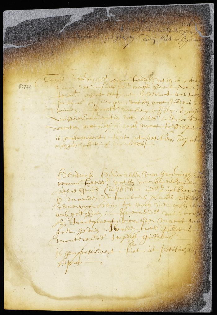 Orders increasing the pay of Thomas Robberson and Hendrick Hendricksen, soldiers