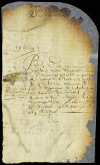 Ordinance against removing crops from the field before the tithes are paid
