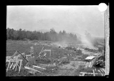 The roadside field at Ray Brook Sanitarium before planting