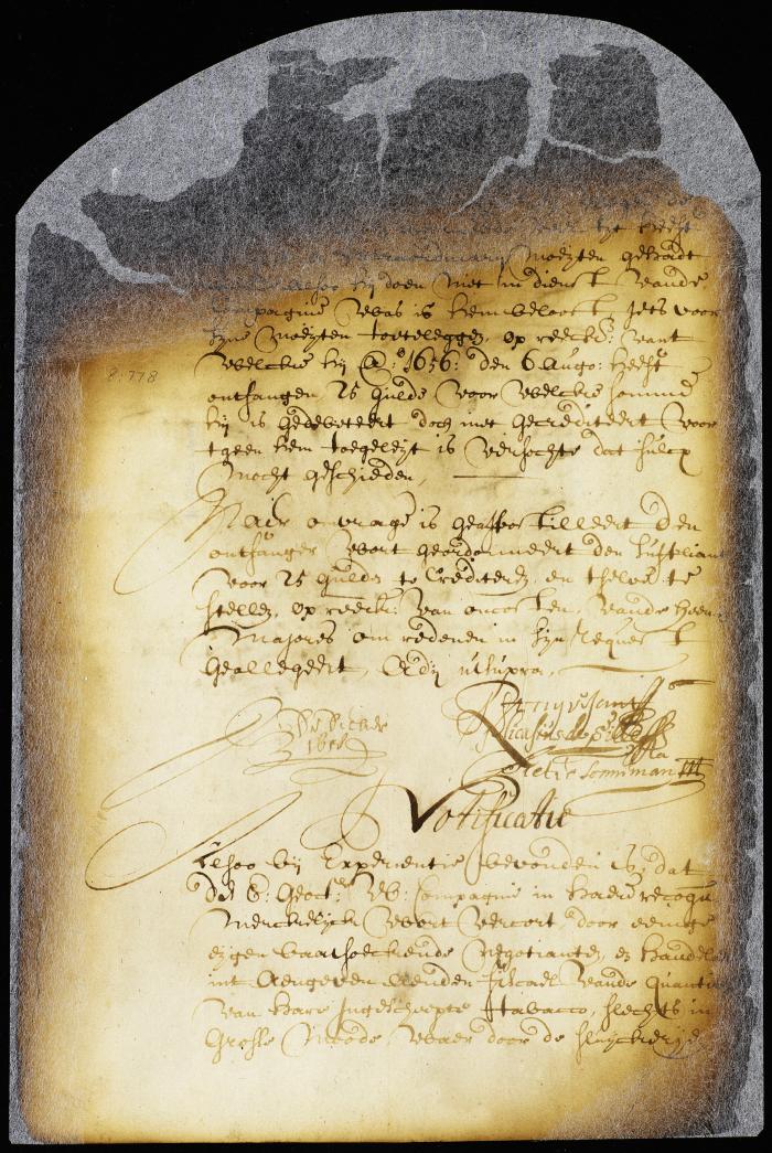 Order to allow Gysbert Opdyck a certain sum for his services as commissioner of the tenths