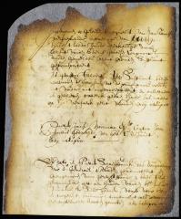 Order on application for payment of a balance due corporal Arent van den Berch