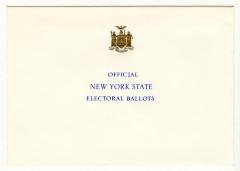 Official New York State Electoral Ballot envelope for the 1984 Election