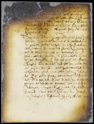 Petition of Tielman van Vleck to be admitted a notary