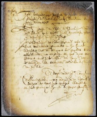 Votes of council members on the punishment to be inflicted on Claes Michielsen