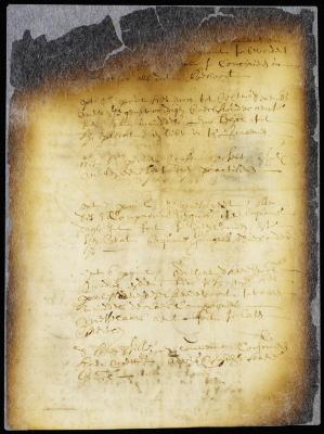 Order on propositions submitted to the council by Johan de Deckere