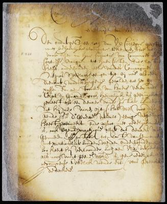 Petition of Johan de Deckere for payment of certain expenses incurred by him when commissary at Fort Orange
