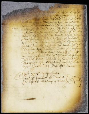 Discharge of Hendrick Loeft, a soldier