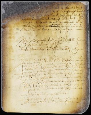 Order referring a petition of Francis Brown to the directors in Holland
