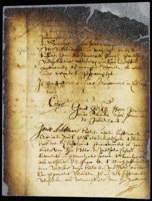 Petition of Adriaen Post, agent of Mr. Van de Capelle, for an order to all his colonists to return to Staten Island