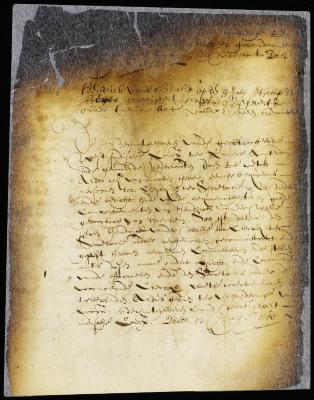 Appointment of Hendrick van der Walle as clerk in the secretary's office