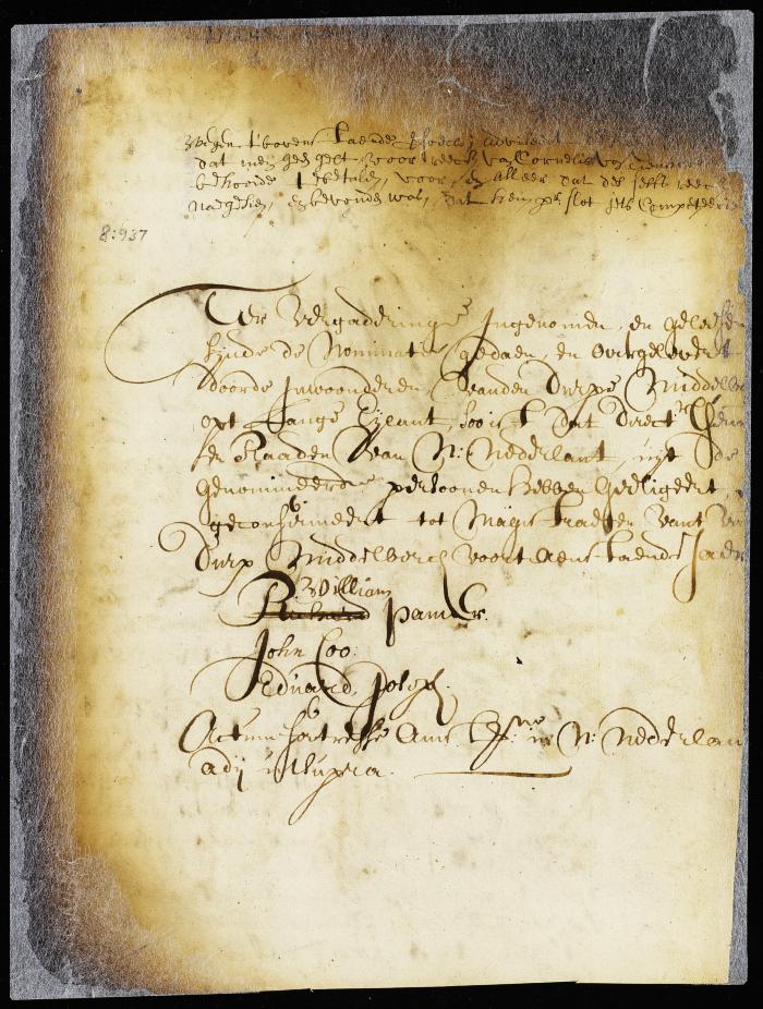 Appointment of magistrates for Middelborgh, L. I.