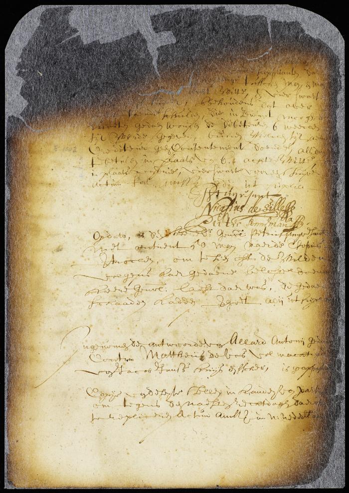 Minute of director Stuyvesant's departure for the Esopus