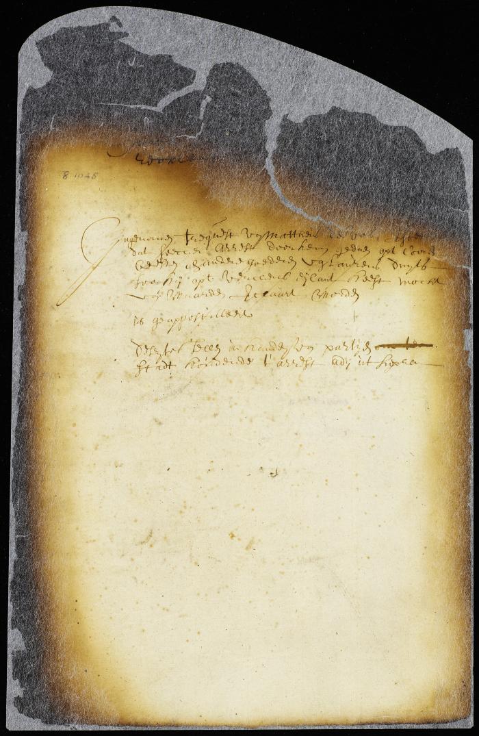 Order on a petition of Matheus de Vos for an attachment against all the property belonging to Laurens Duyts on Hog island