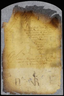 Register of the principal resolutions in 1658