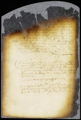 Order to pay an account due the estate of Peter Cornelissen