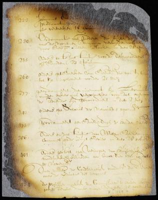 Register of ordinances and placards
