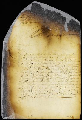 Minute that director Stuyvesant submitted a report of his transactions in Curaçao and the Caribbee islands; minute of the date of director Stuyvesant's departure and return [Copy of Volume 6:61b]