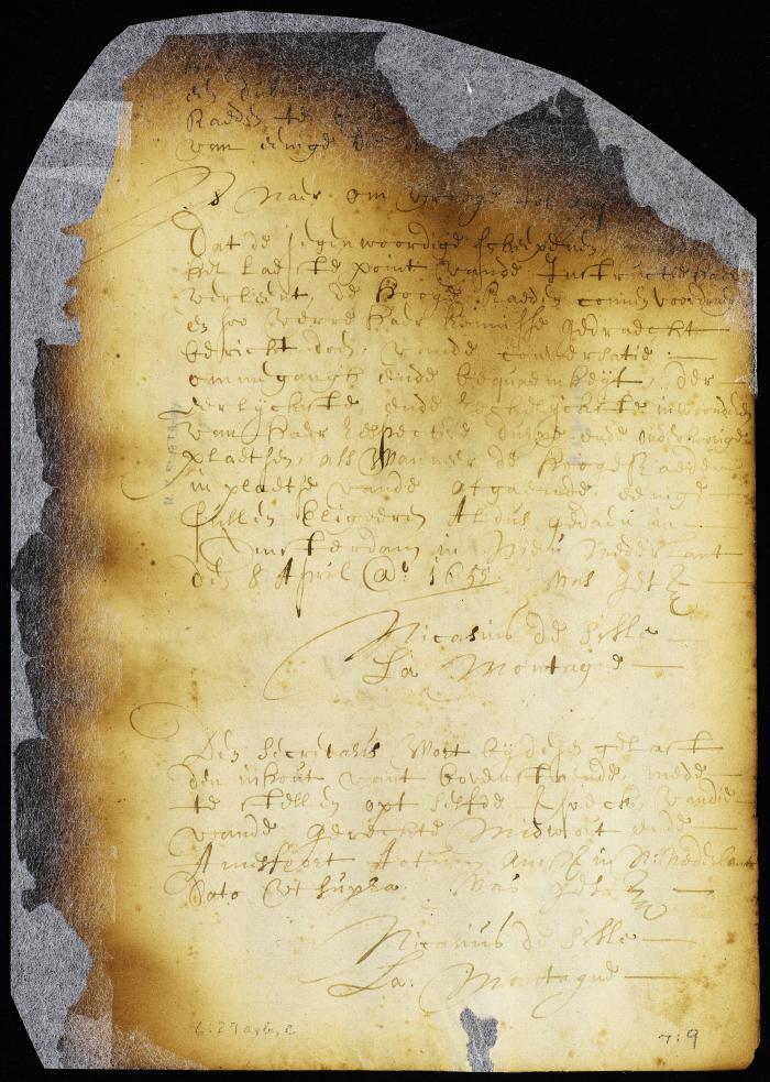 Order to send a copy of the order on the petition of the court of Breuckelen to Midwout and Amesfoort [Copy of Volume 6:27b]