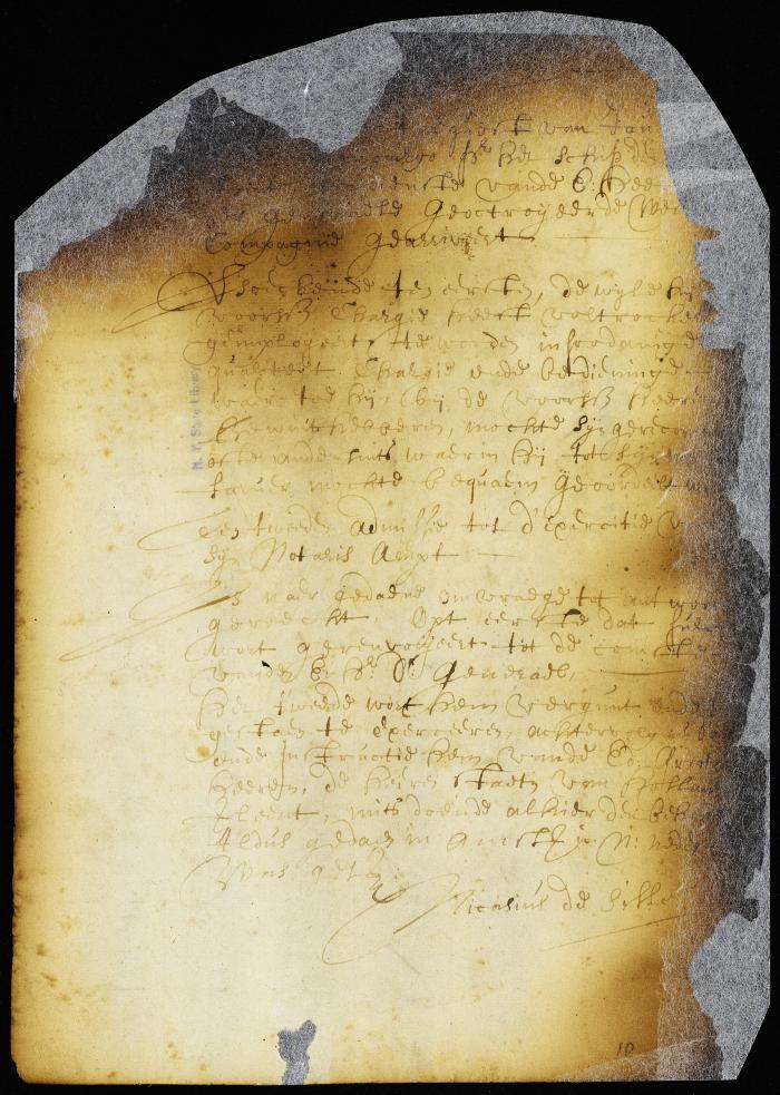 Order on a petition of Joannes de Decker for employment [Copy of Volume 6:27c]