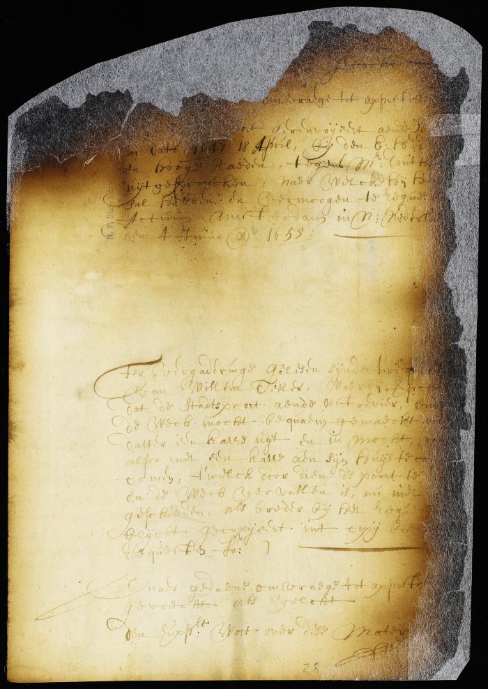 Order referring to the city authorities a petition for enlarging the city gate at the East river and repairing the road [Copy of Volume 6:54a]