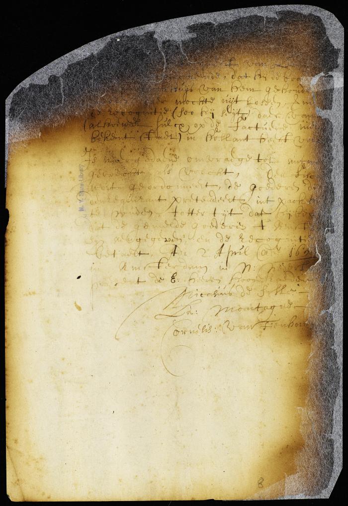 Order on a petition of Louris Heyn for remission of duties [Copy of Volume 6:26b]