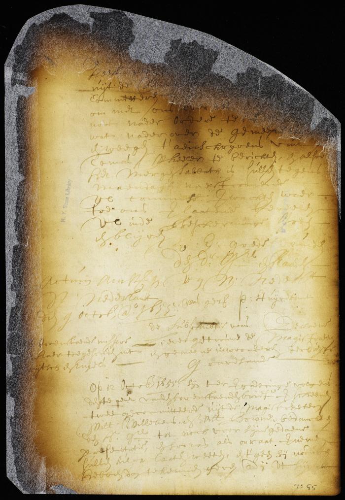 Minute of the attendance of Messrs. Wilkins and Bowne, of Gravesend, on the council [Copy of Volume 6:95a]