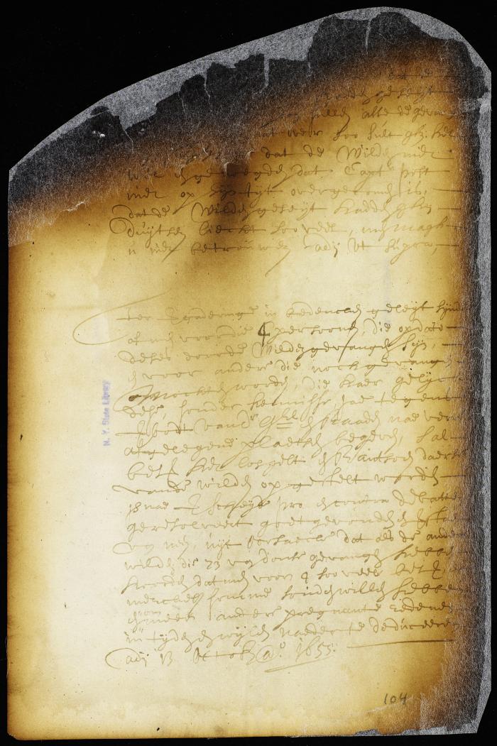 Minute of a message brought from the Indians at Paulus Hook, to the effect that all the prisoners will be restored in two days [Copy of Volume 6:101a]