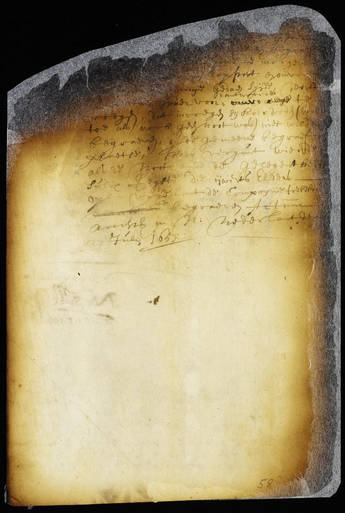 Order on a petition of Abraham de Lucena and others, praying for a grant of land for a Jewish burying ground in New Amsterdam [Copy of Volume 6:68b]