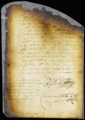 Charter of the French ship L'esperance for the expedition against the Swedes [Copy of Volume 6:85c]