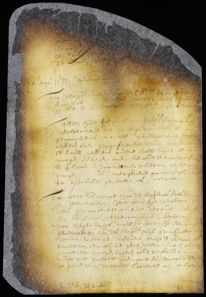 Order on the petition of Paul Heymans for the release of his wife from prison [Copy of Volume 6:71b]