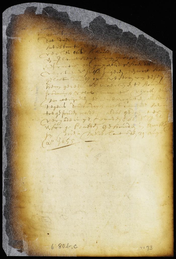 Order to captain Anna Douwes, of the ship Love, to accompany the Edward Scharburch expedition with his vessel [Copy of Volume 6:80b]