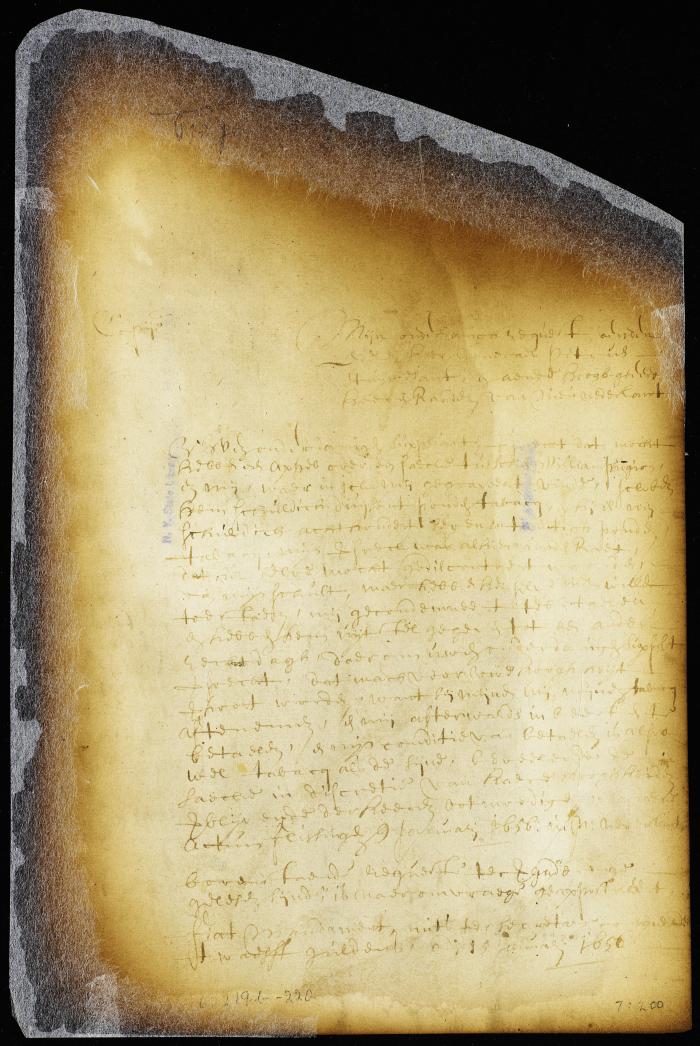 Petition of Peter Taelman for a writ of appeal from a judgment of the court of Flushing, in favor of William Pidgeon [Copy of Volume 6:219b]