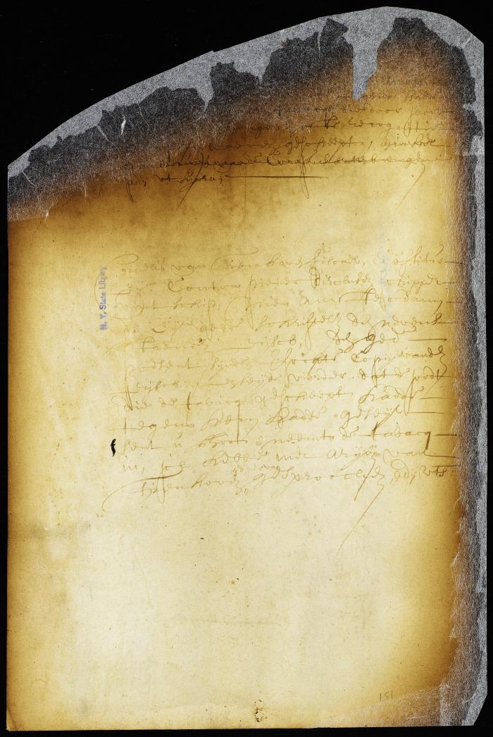 Minute of the seizure of tobacco shipped by Jacob Cohen without a permit and on which the duties have not been paid [Copy of Volume 6:194]