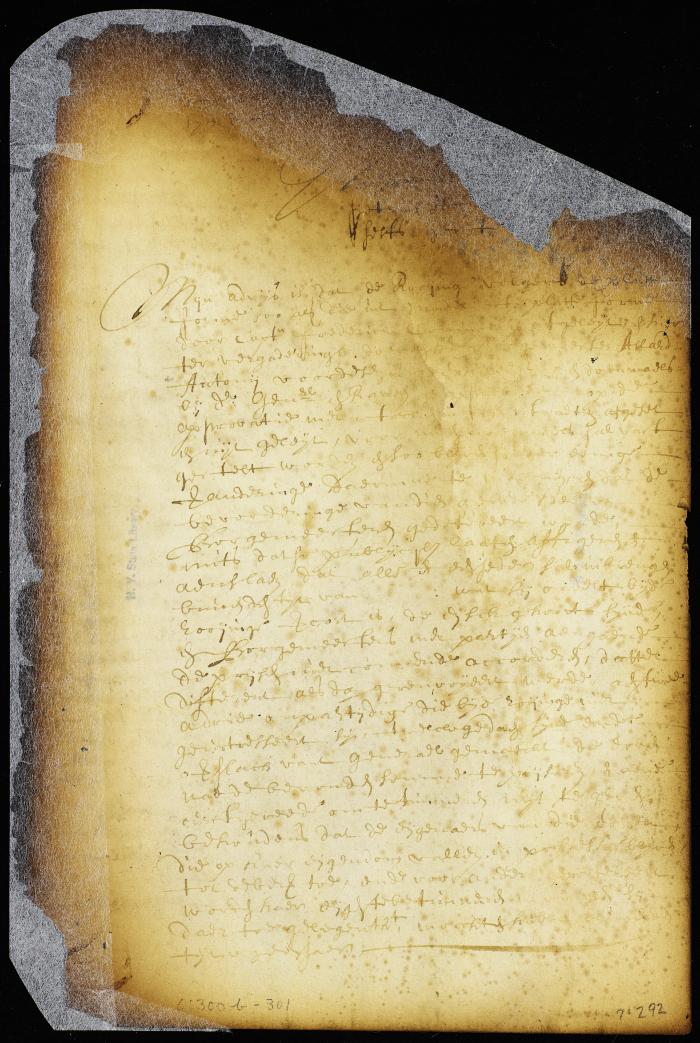 Minutes of council respecting the lately made survey of the city of New Amsterdam [Copy of Volume 6:300b]
