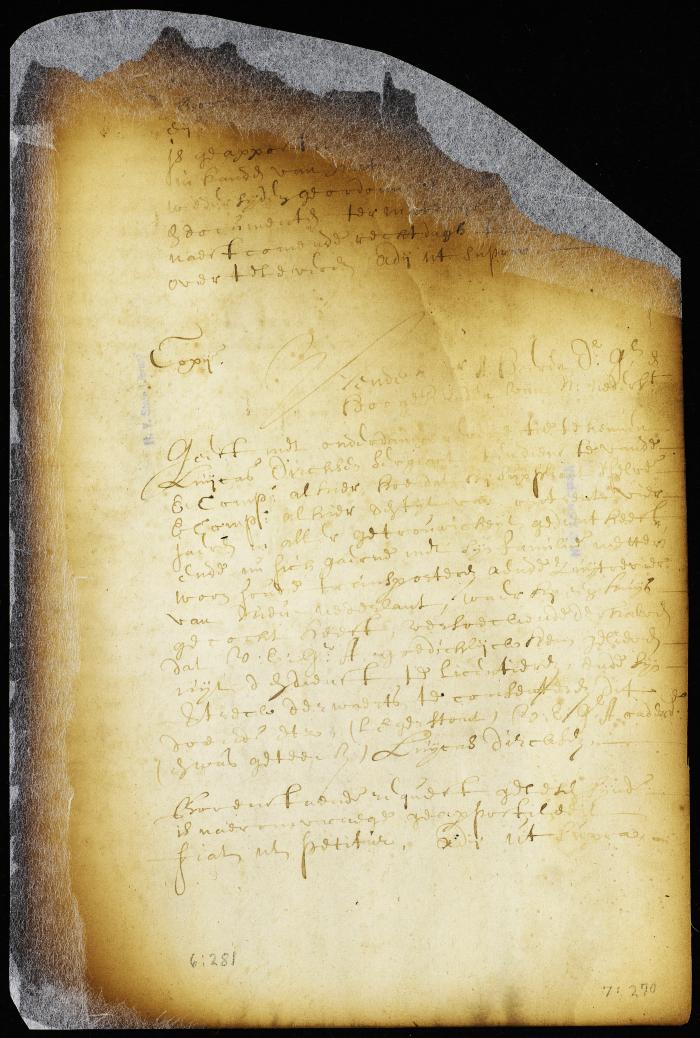 Petition of Serjt. Luycas Dircksen for his discharge and leave to settle at the South river [Copy of Volume 6:281a]