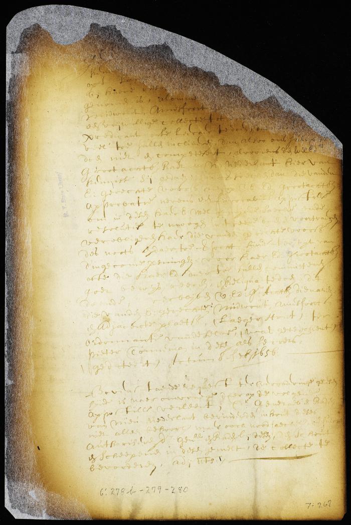Petition of the magistrates of Midwout and Amesfoort for authority to take up a collection for the support of their minister [Copy of Volume 6:278b]