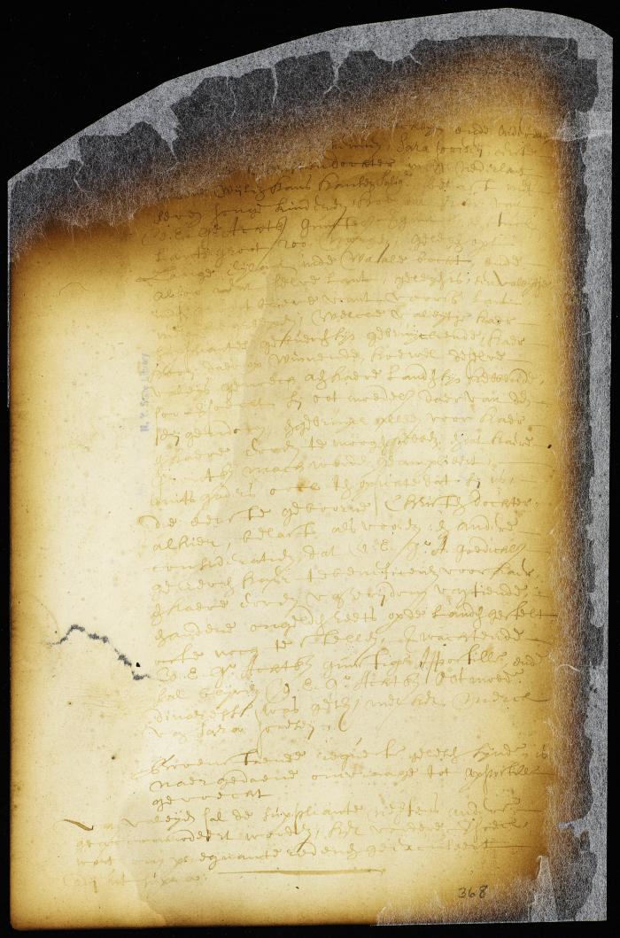 Petition of Sara Joresey for a piece of valley adjoining her farm in the Waale bocht and exemption to her and her heirs from the payment of tenths, tithes and taxes [Copy of Volume 6:353]