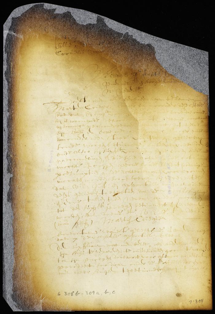 Petition of Martin Cregier for leave to build on his lot [Copy of Volume 6:308b]